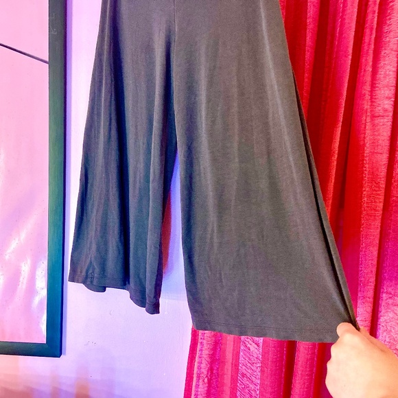 Y2k Vintage Chocolate 🍫 Brown Gaucho Pants Casual Lounge Bottoms Women’s XXS - Picture 3 of 4